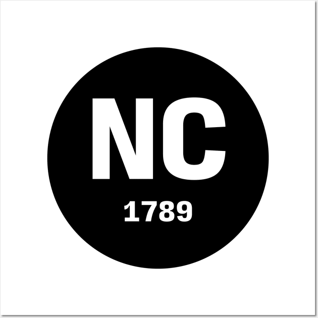 North Carolina | NC 1789 Wall Art by KodeLiMe